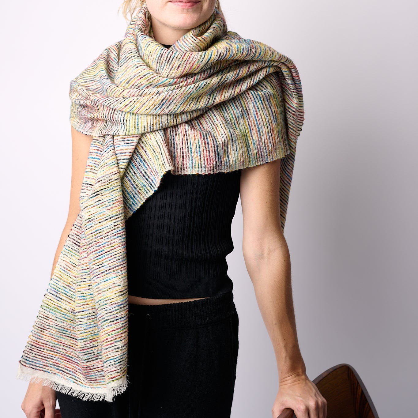Handwoven Cashmere Shawl - Multicolour