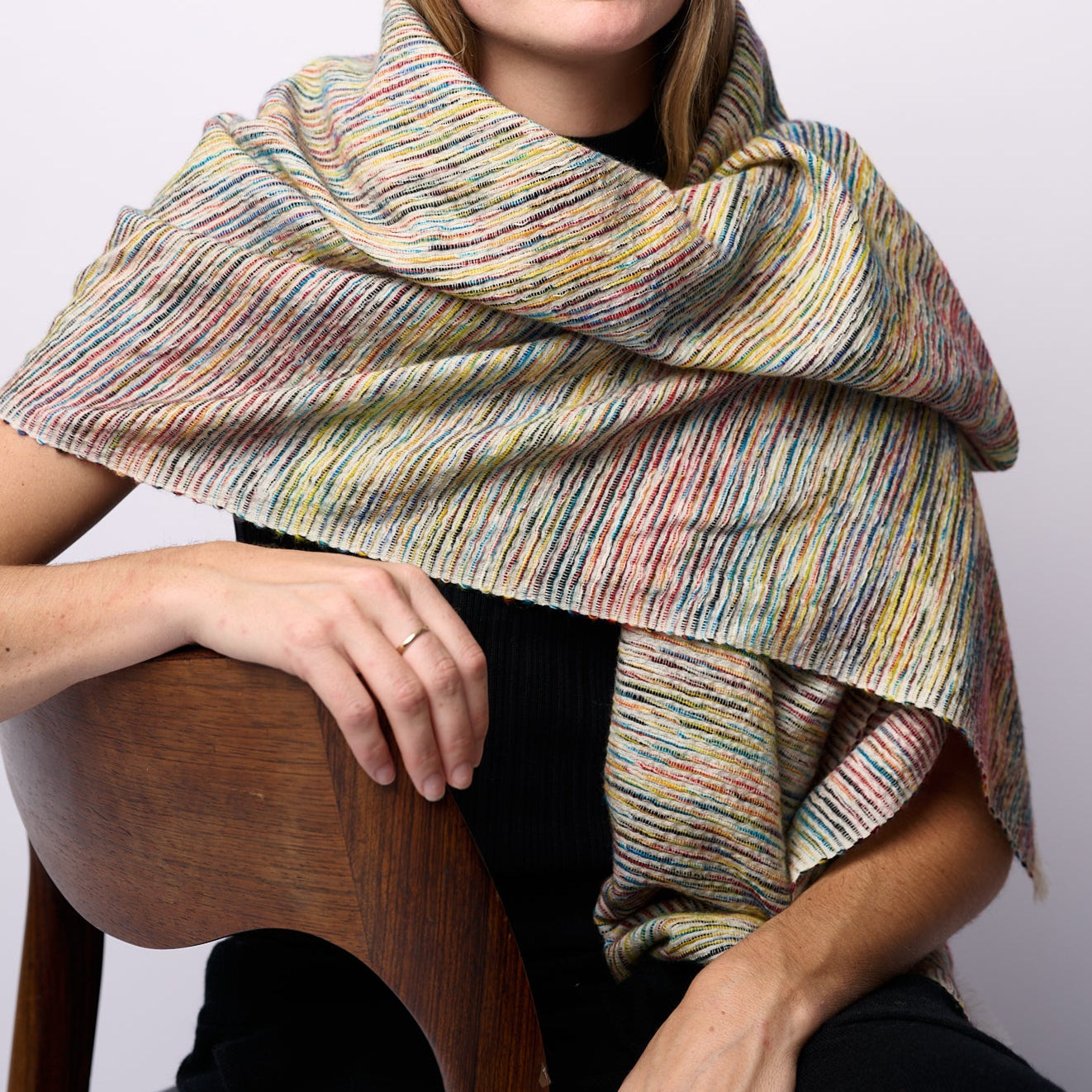 Handwoven Cashmere Shawl - Multicolour