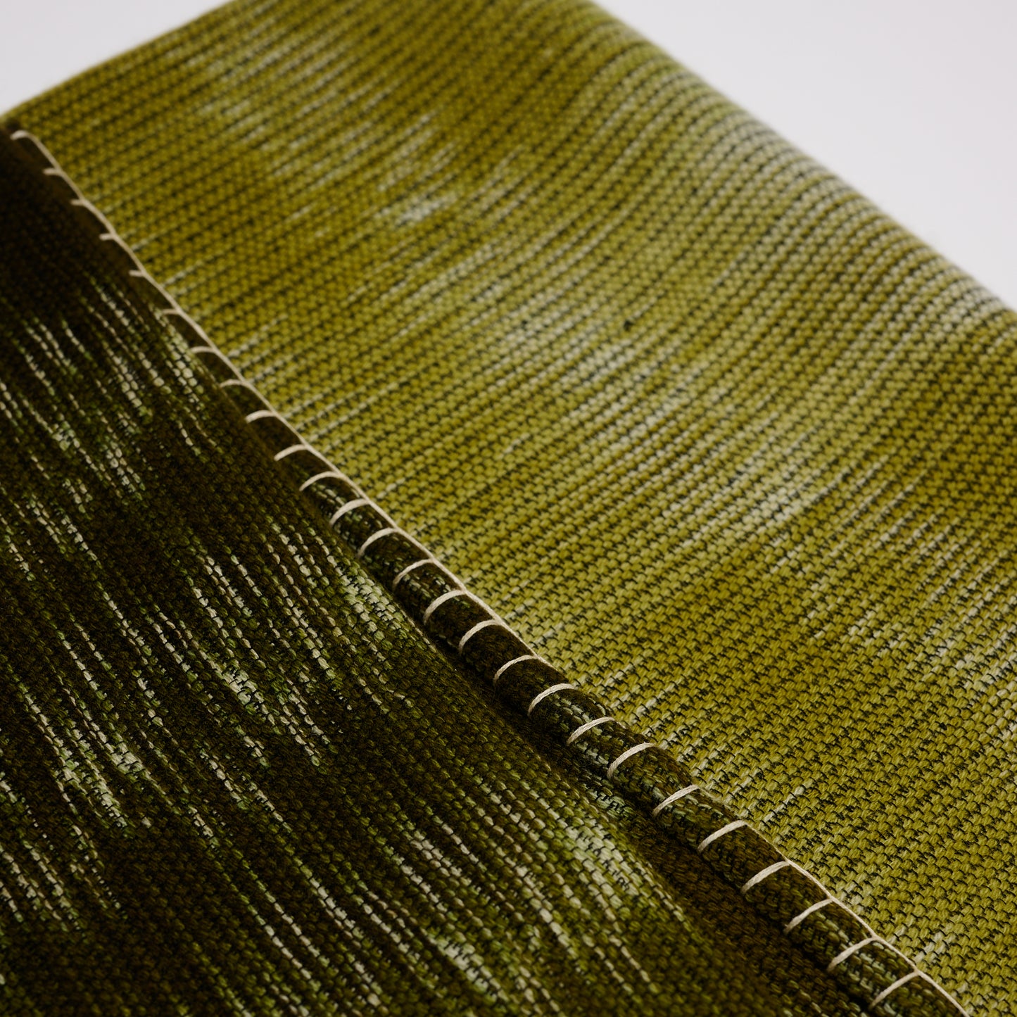 Aztec Green Design Cashmere/Wool Blend Blanket