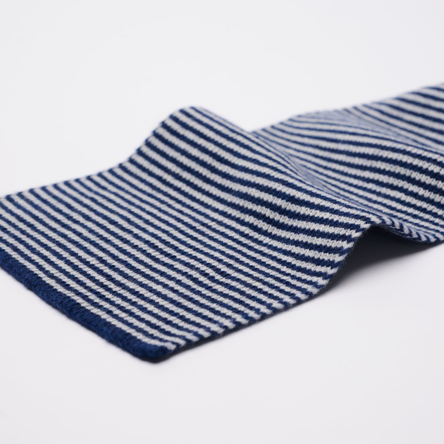 Navy & Light Grey - Cashmere Scarf