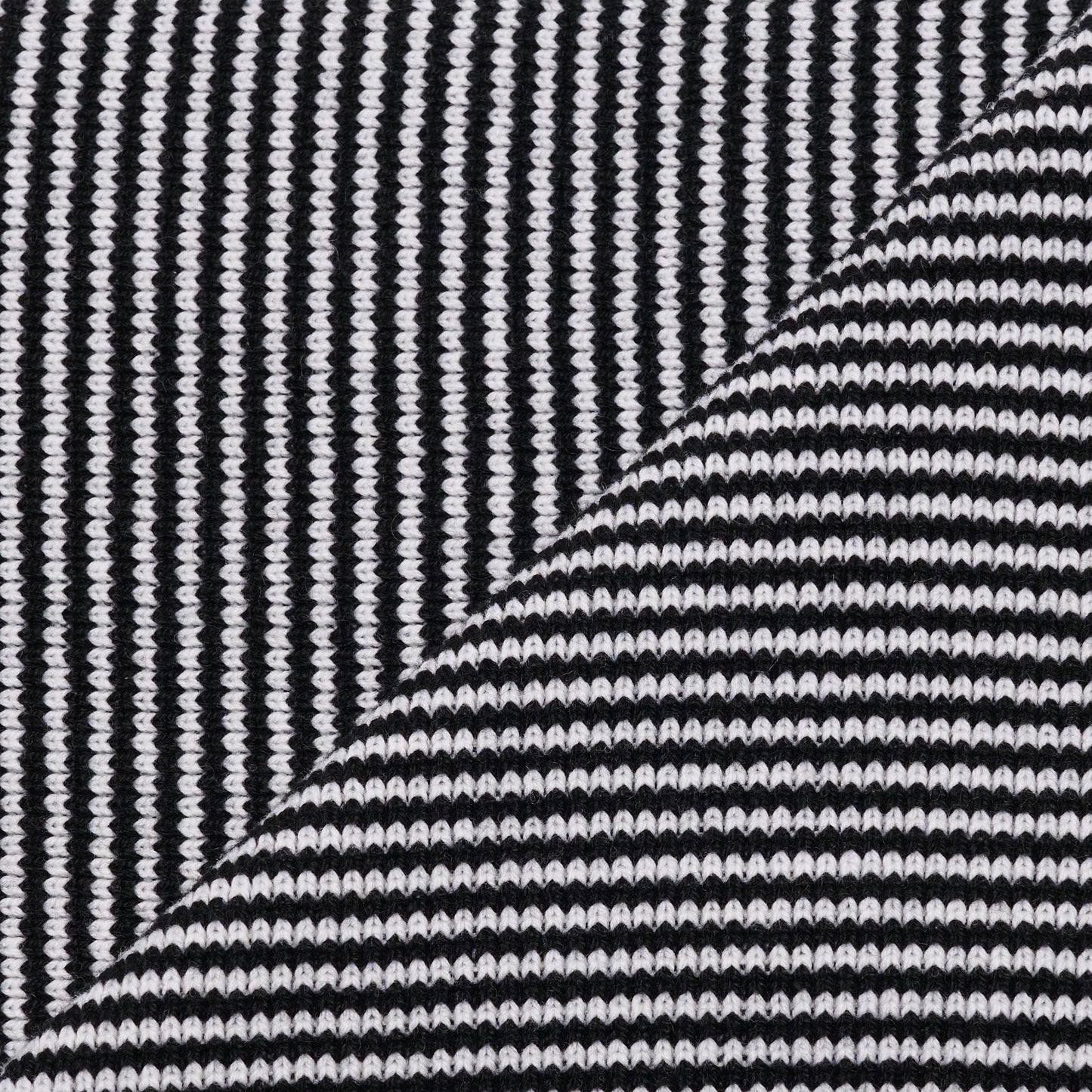 Panda Hugs - Black & White Cashmere Scarf