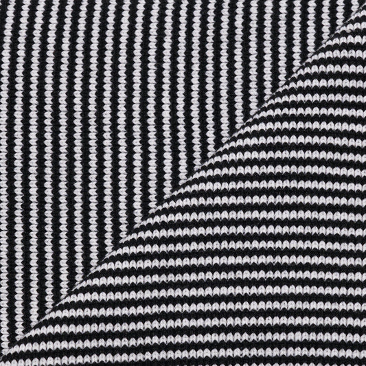 Panda Hugs - Black & White Cashmere Scarf