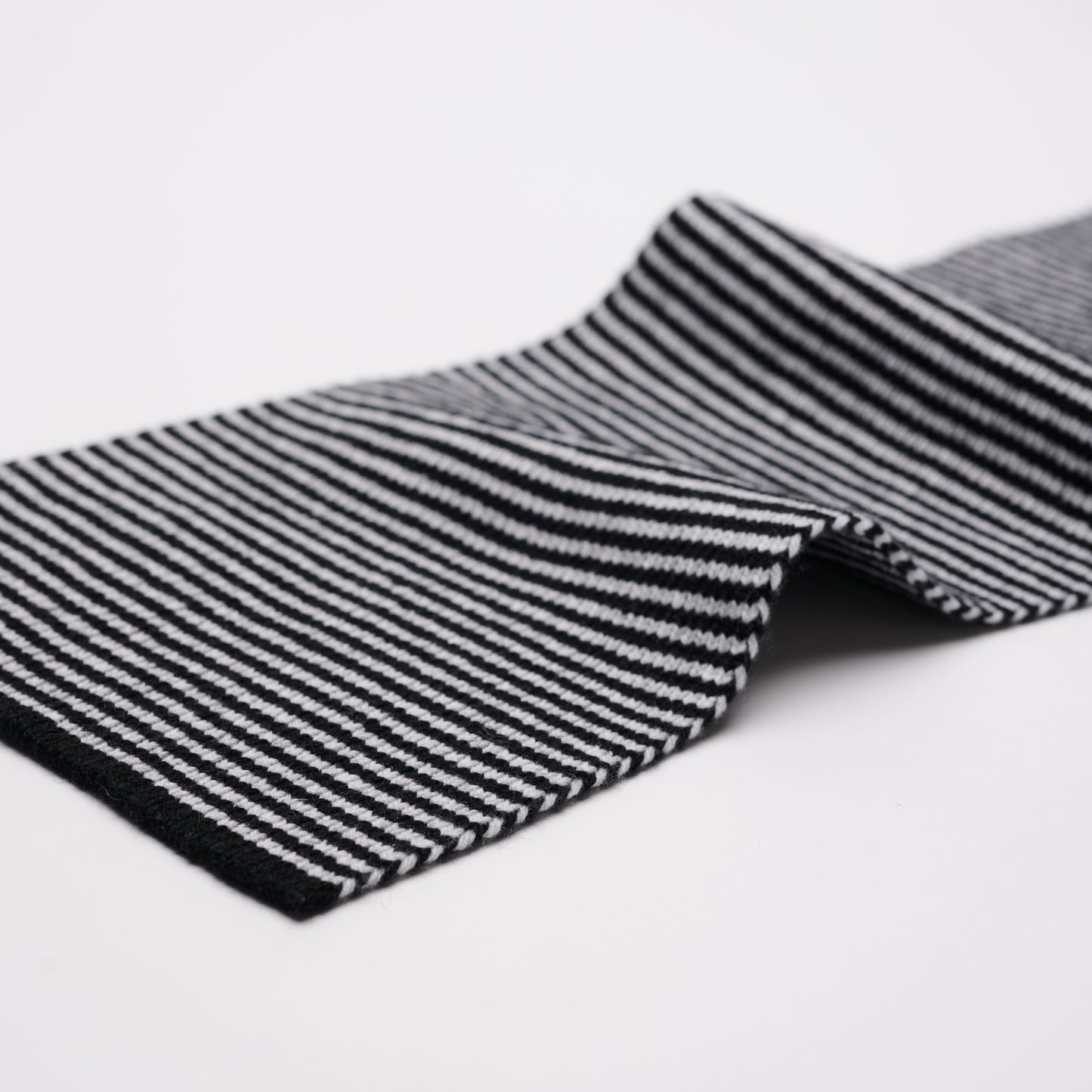 Panda Hugs - Black & White Cashmere Scarf