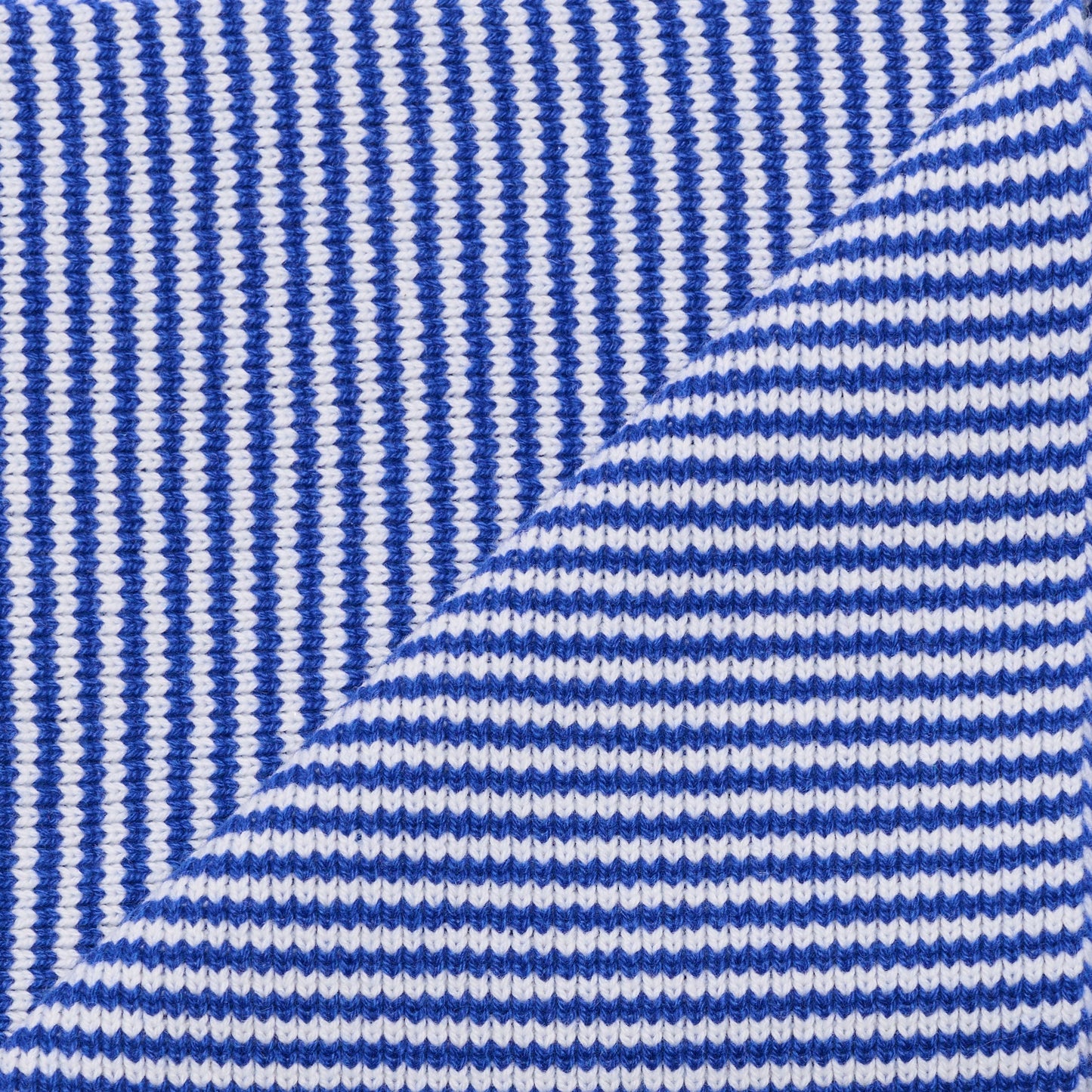 Bright Blue & White - Cashmere Scarf