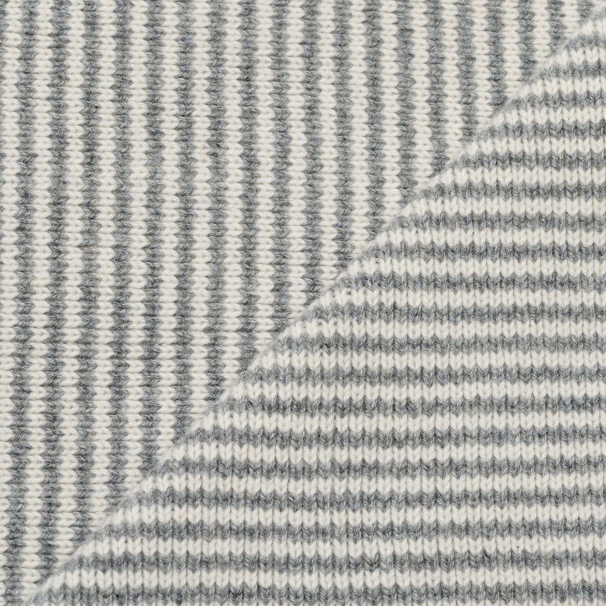 Light Grey & Cream Limited Edition Cashmere Scarf