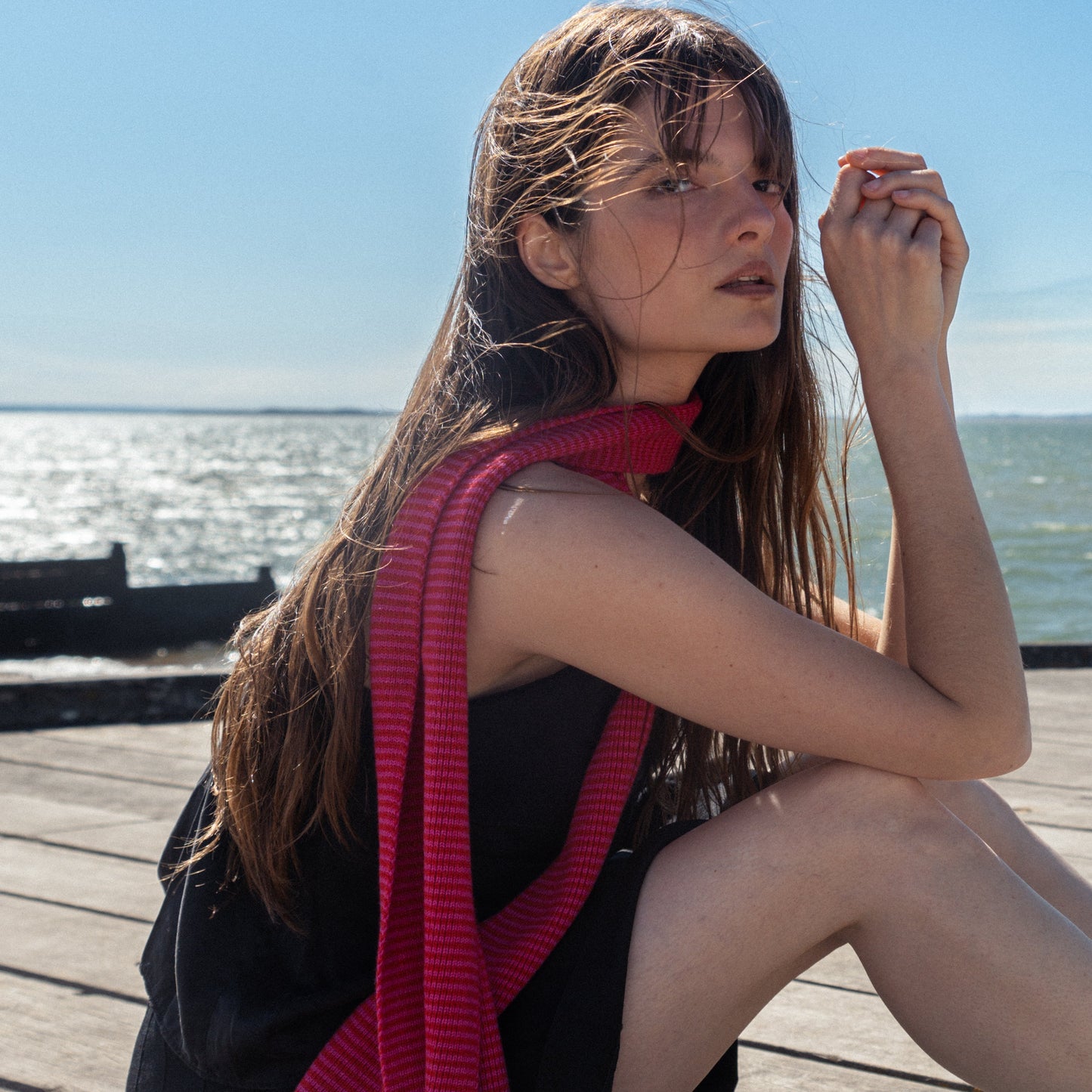 Red & Pink - Cashmere Scarf